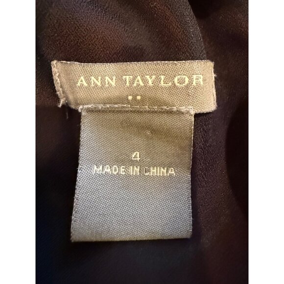 Ann Taylor Multicolor Halter Top With Bold Retro Circle Print - Picture 4 of 5